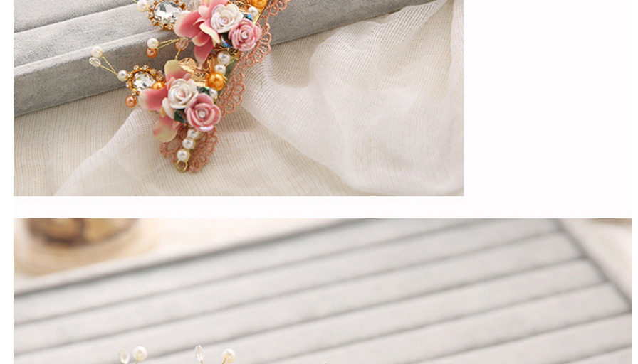 Fashion Multi-color Flowers Decorated Simple Hair Accessories,Head Band