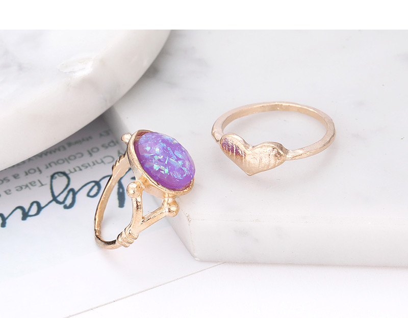 Fashion Gold Color Hollow Out Design Simple Ring(7pcs),Fashion Rings