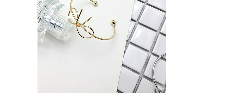 Fashion Silver Color Bowknot Shape Decorated Earrings,Fashion Bangles