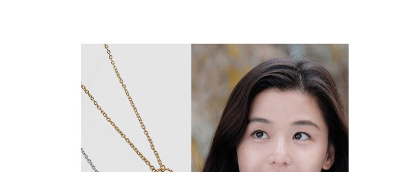 Fashion Gold Color Round Shape Decorated Necklace,Pendants