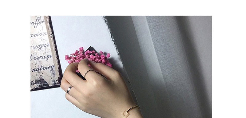 Fashion Silver Color Triangle Shape Decorated Bracelet,Fashion Bangles