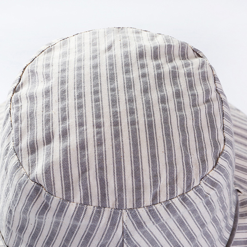 Fashion Pink Stripe Pattern Design Foldable Sunscreen Hat,Sun Hats