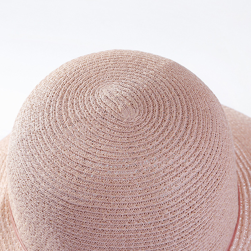 Fashion Pink Pure Color Design Sunscreen Hat,Sun Hats