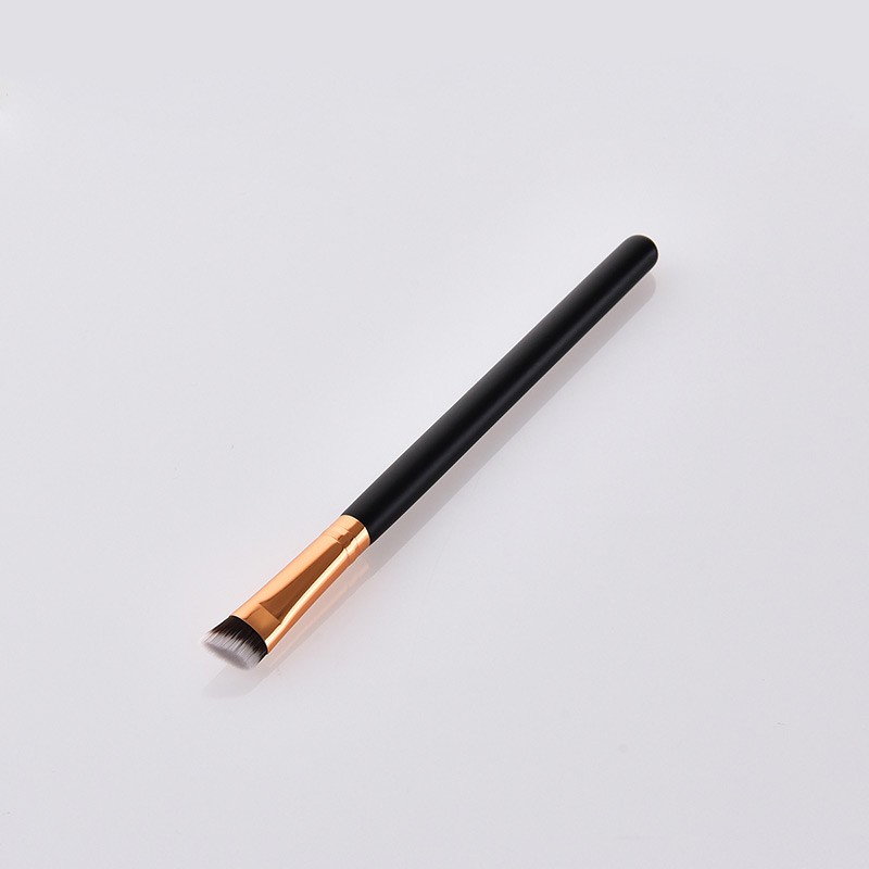 Fashion Black Oblique Shape Design Cosmetic Brush(1pc),Beauty tools