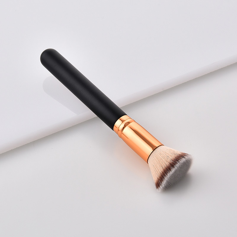 Fashion Black Flat Shape Design Cosmetic Brush(1pc),Beauty tools