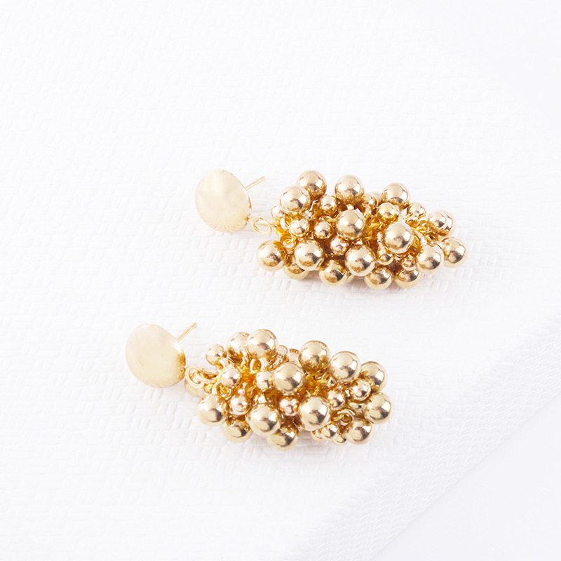 Fashion Silver Color Balls Shape Decorated Pure Color Earrings,Drop Earrings