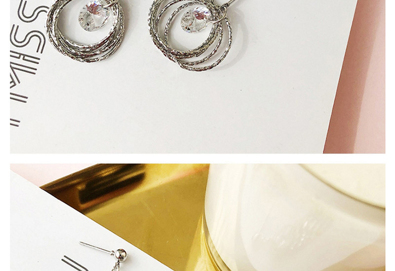 Fashion Silver Color Tassel Decorated Earrings,Drop Earrings