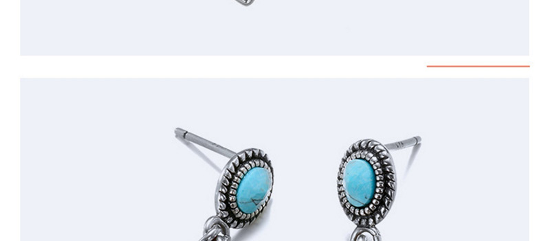 Fashion Silver Color Feather Shape Decorated Earrings,Drop Earrings