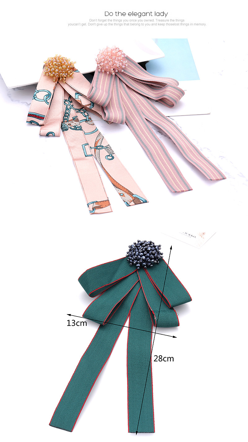 Fashion Navy Dots Pattern Decorated Bowknot Brooch,Korean Brooches