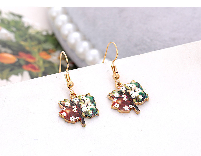 Fashion Multi-color Tree Shape Decorated Earrings,Drop Earrings