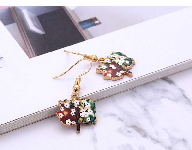 Fashion Multi-color Tree Shape Decorated Earrings,Drop Earrings