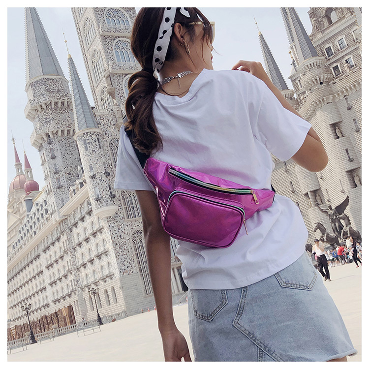 Fashion Silver Color Zipper Decorated Bag,Backpack