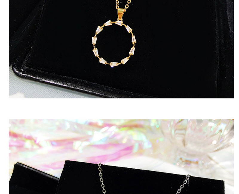 Fashion Gold Color Round Shape Decorated Necklace,Pendants