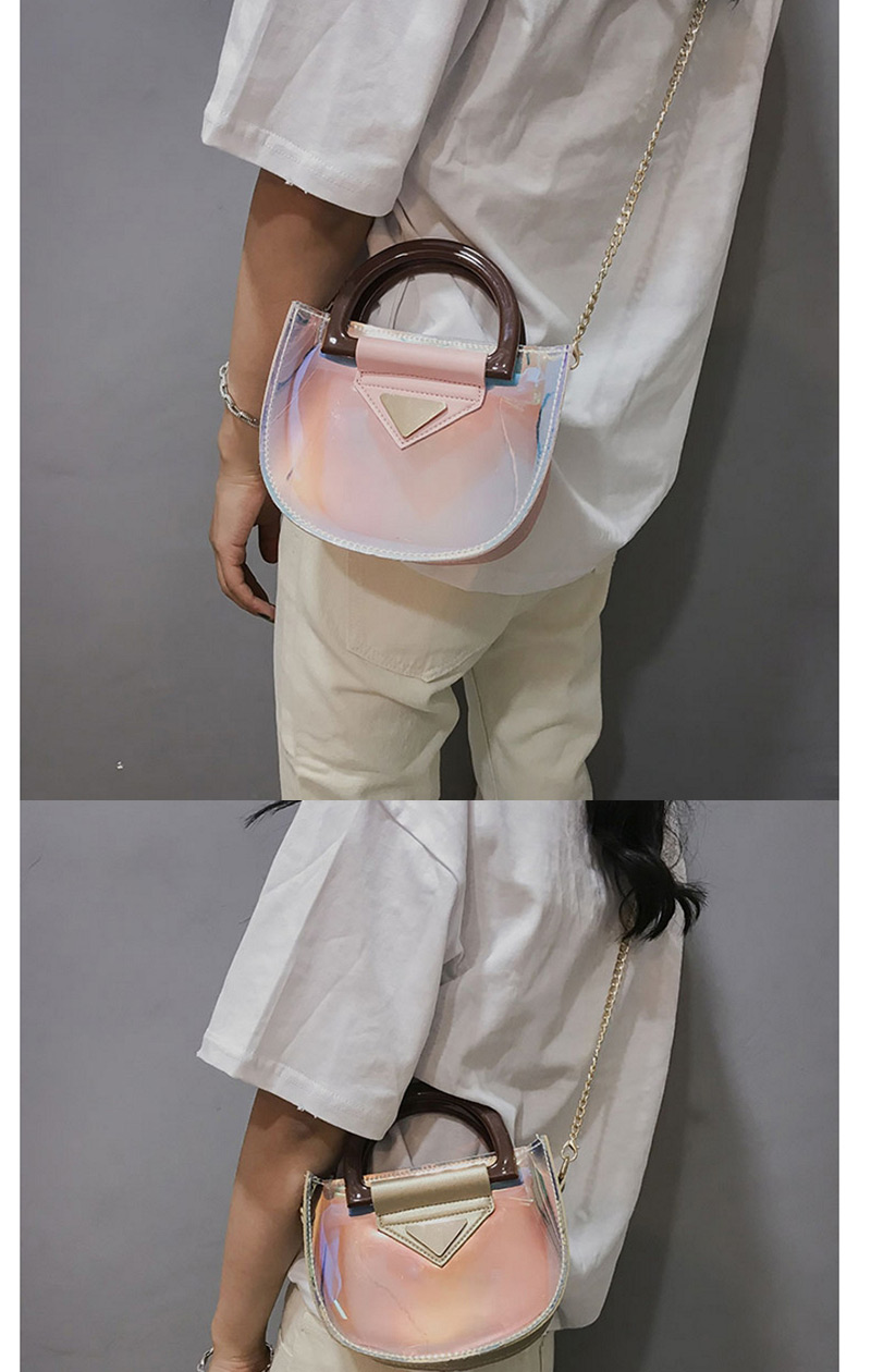 Fashion Gold Color Transparent Shape Decorated Bag(2pcs),Handbags