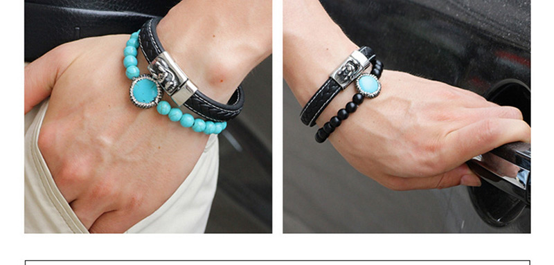 Fashion Blue Diamond Decorated Bracelet,Fashion Bracelets