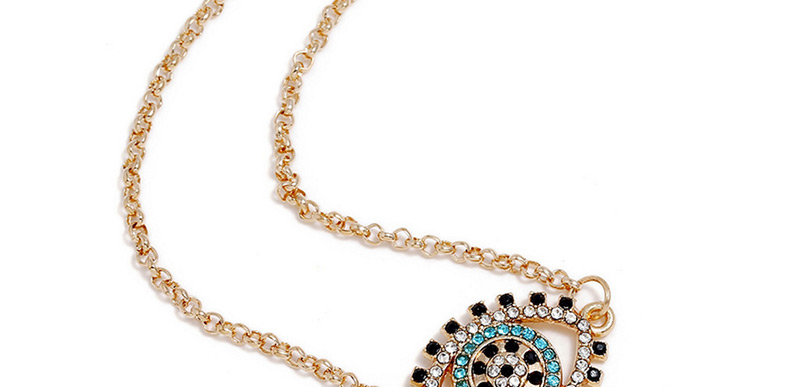Fashion Gold Color Eye Shape Decorated Necklace,Pendants