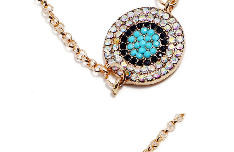Vintage Gold Color Round Shape Decorated Necklace,Pendants