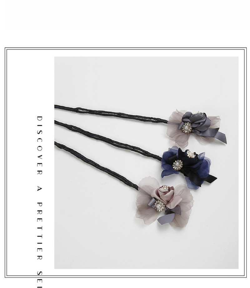 Fashion Purple Flower Shape Decorated Hair Band,Hair Ring