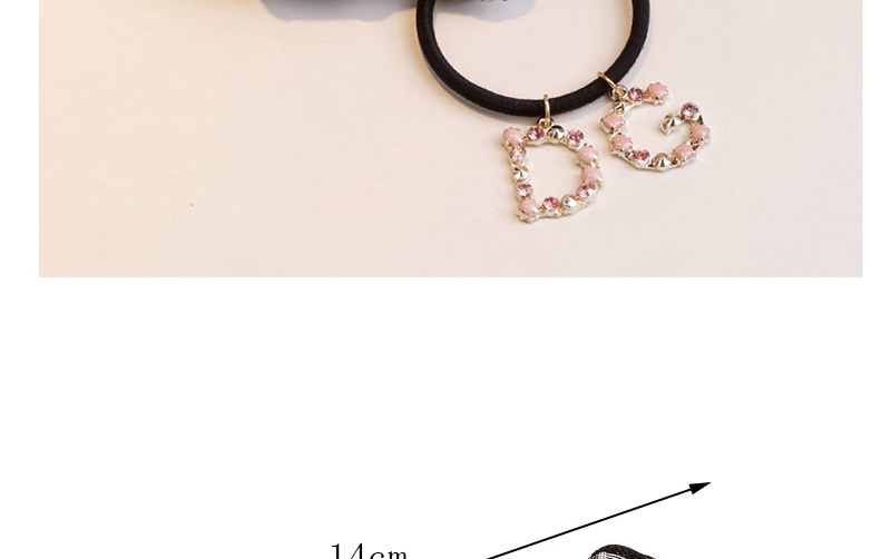 Fashion Black Letter Shape Decorated Hair Band,Hair Ring