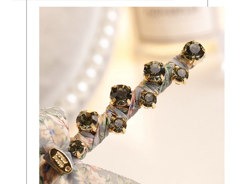 Fashion Black Flower Pattern Decorated Hair Clip,Hairpins