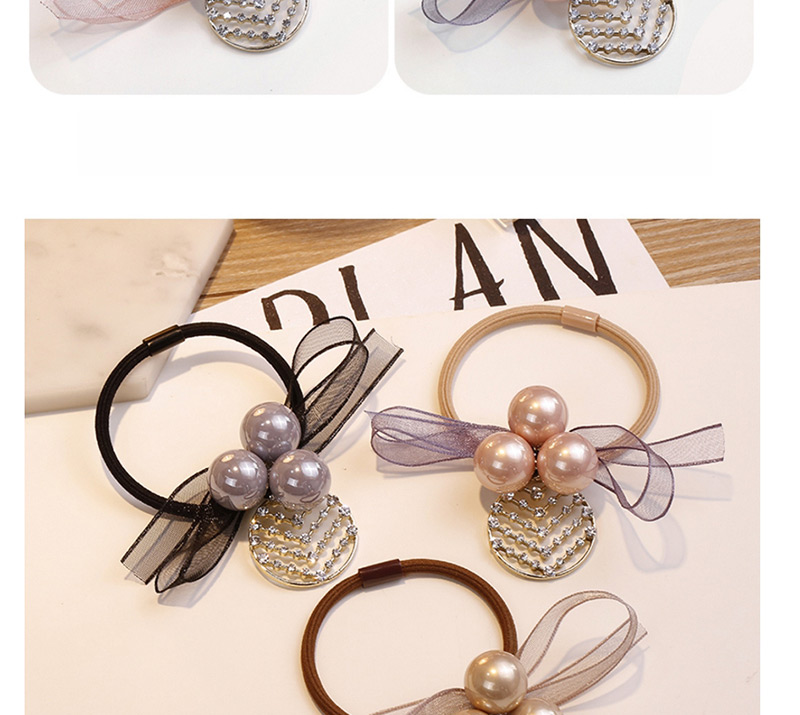Fashion Pink Bowknot Shape Decorated Hair Band,Hair Ring