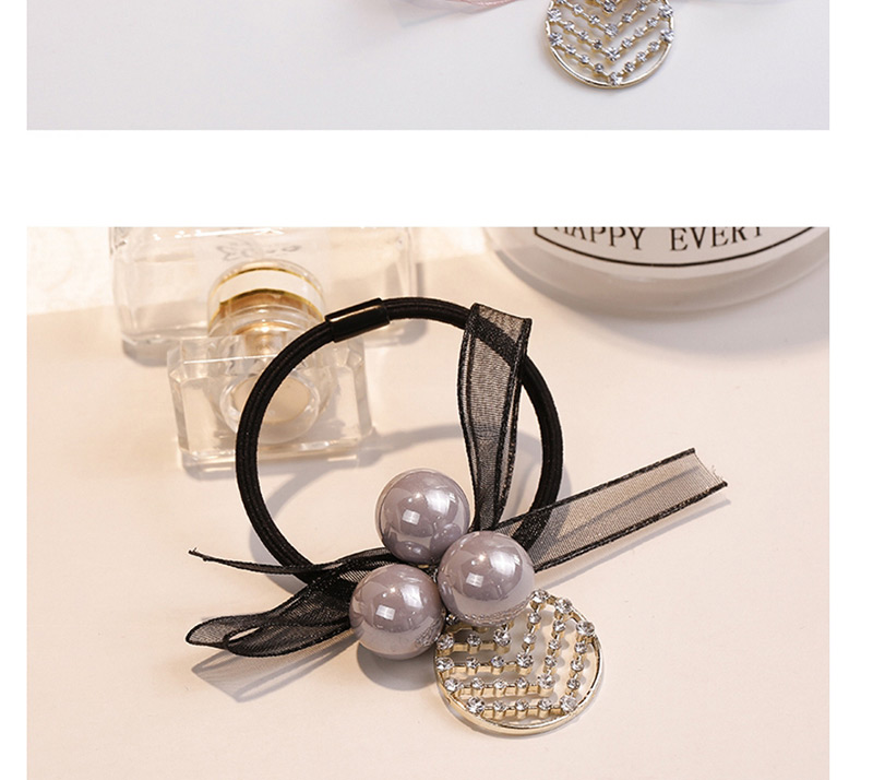Fashion Gray Bowknot Shape Decorated Hair Band,Hair Ring
