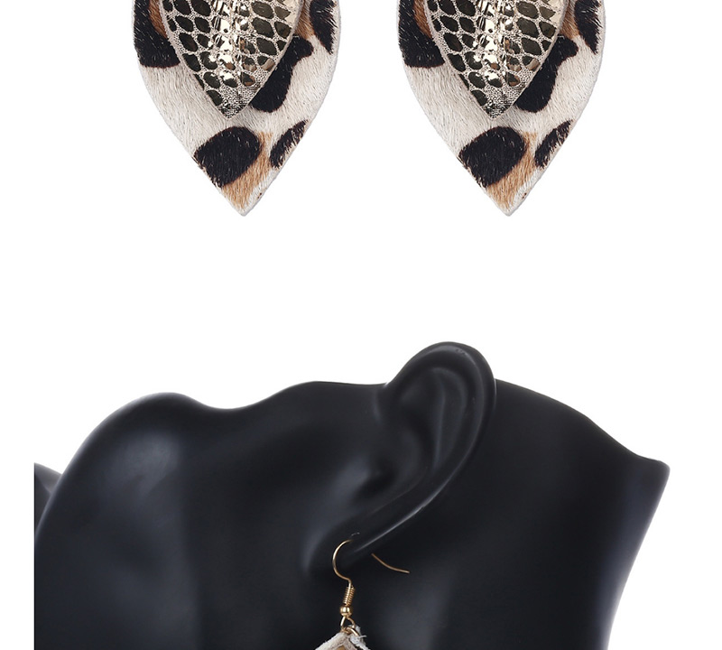 Fashion Multi-color Leaf Shape Decorated Earrings,Drop Earrings