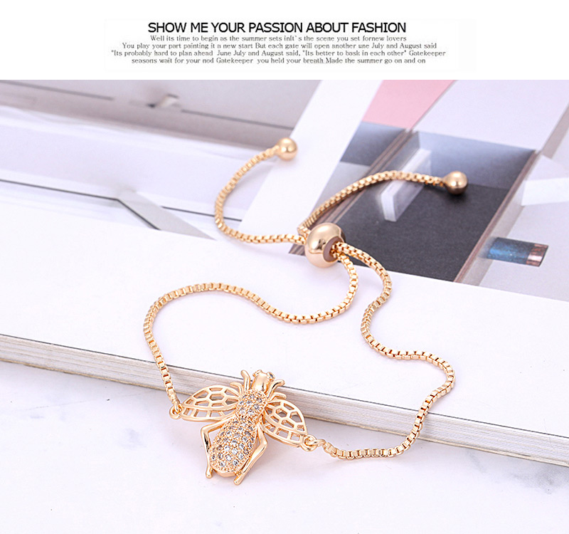 Fashion Gold Color Bee Shape Decorated Earrings,Bracelets
