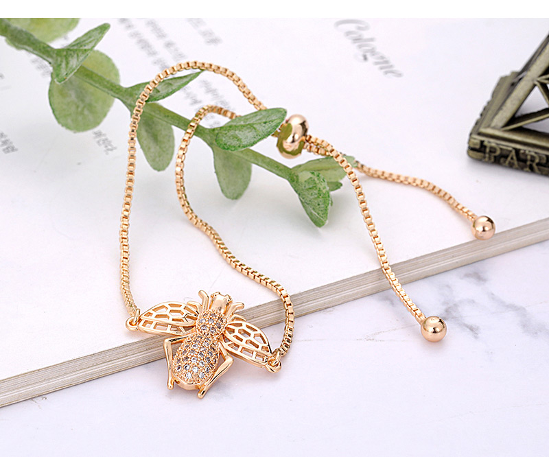 Fashion Gold Color Bee Shape Decorated Earrings,Bracelets