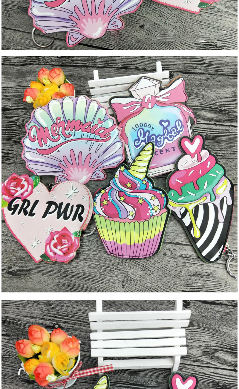 Fashion Multi-color Cake Shape Decorated Wallet,Wallet