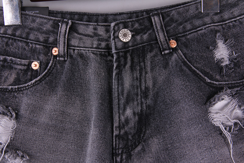 Fashion Blue Holes Shape Design Simple Shorts,Shorts