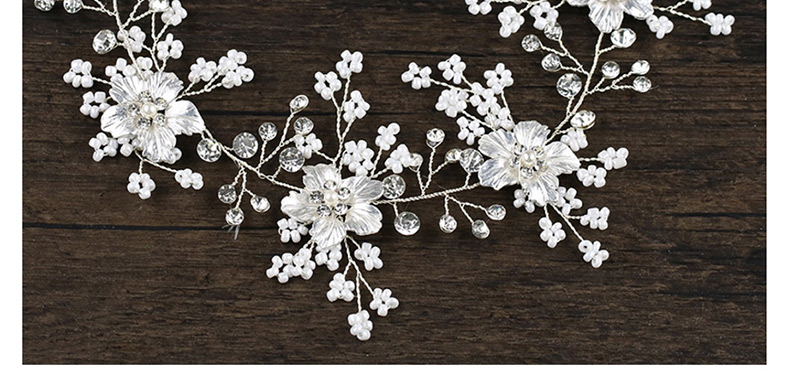 Fashion White Flower Shape Decorated Hair Accessories,Hair Ribbons