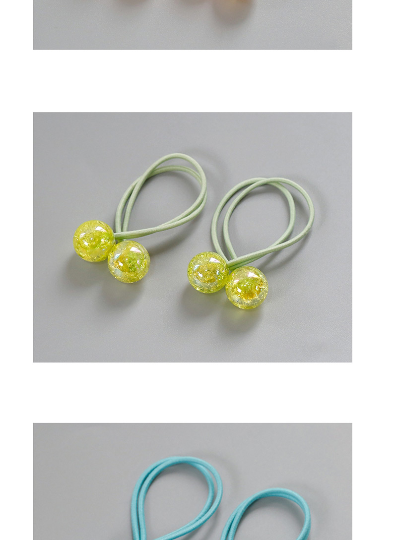 Fashion Green Ball Shape Decorated Hair Band (2 Pcs ),Kids Accessories