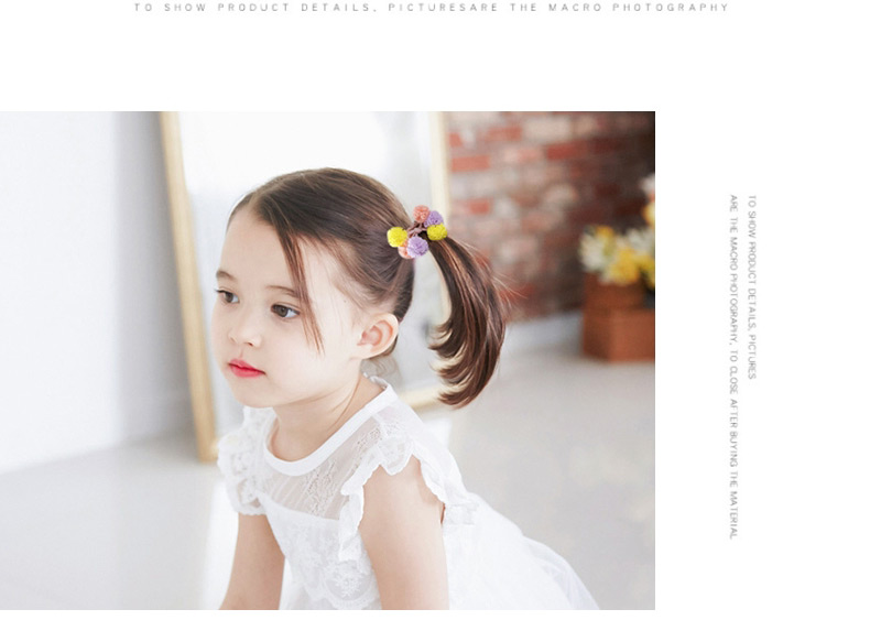 Fashion Red+white+gray Flower Shape Decorated Hair Band,Kids Accessories