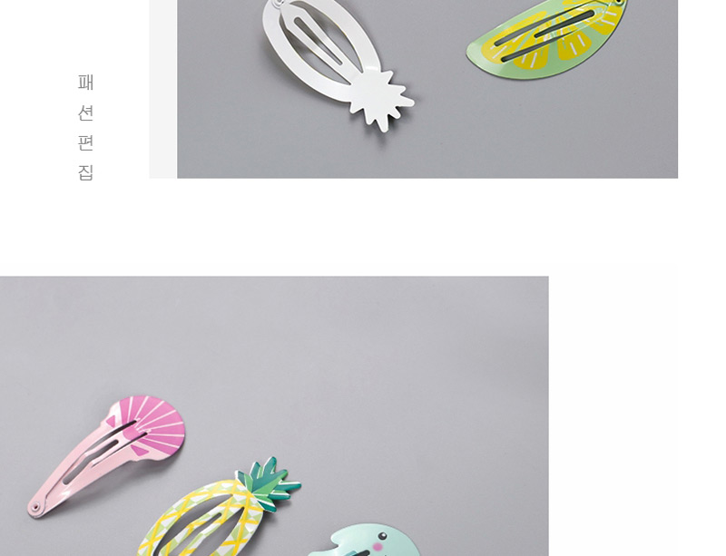 Fashion Green Jellyfish Pattern Decorated Hair Clip,Kids Accessories