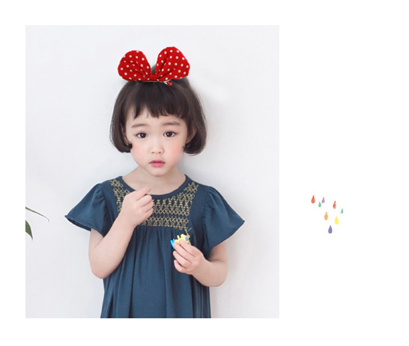 Fashion Red Bowknot Shape Decorated Hair Clip,Kids Accessories