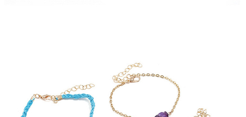 Elegant Gold Color Leaf Shape Decorated Bracelet(4pcs),Fashion Bracelets