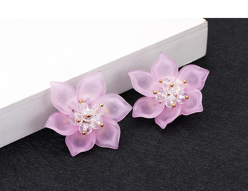 Elegant Light Purple Beads&flower Decorated Jewelry Sets,Jewelry Sets