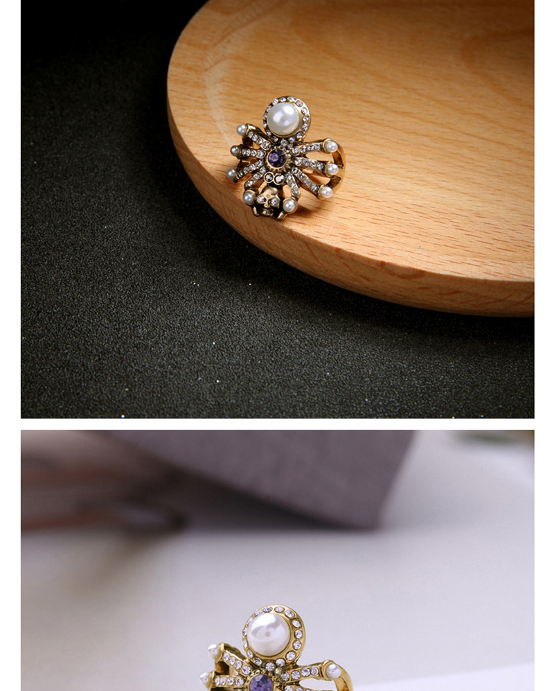 Elegant Gold Color Spider Shape Design Simple Ring,Fashion Rings