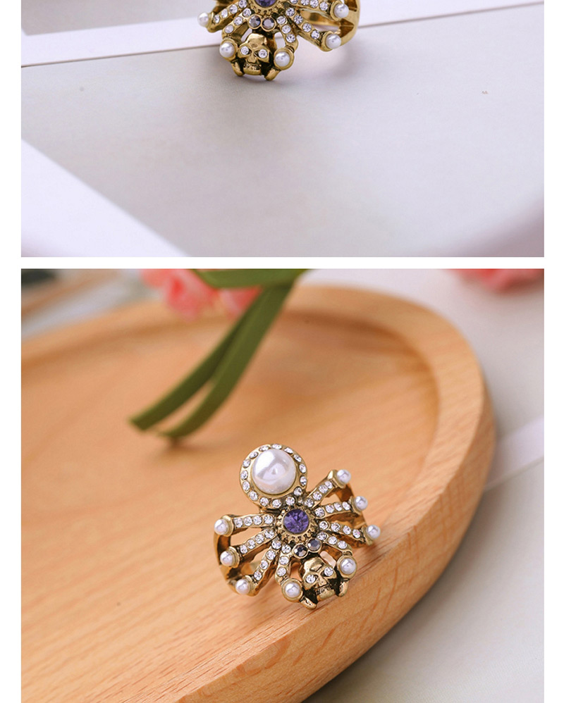 Elegant Gold Color Spider Shape Design Simple Ring,Fashion Rings