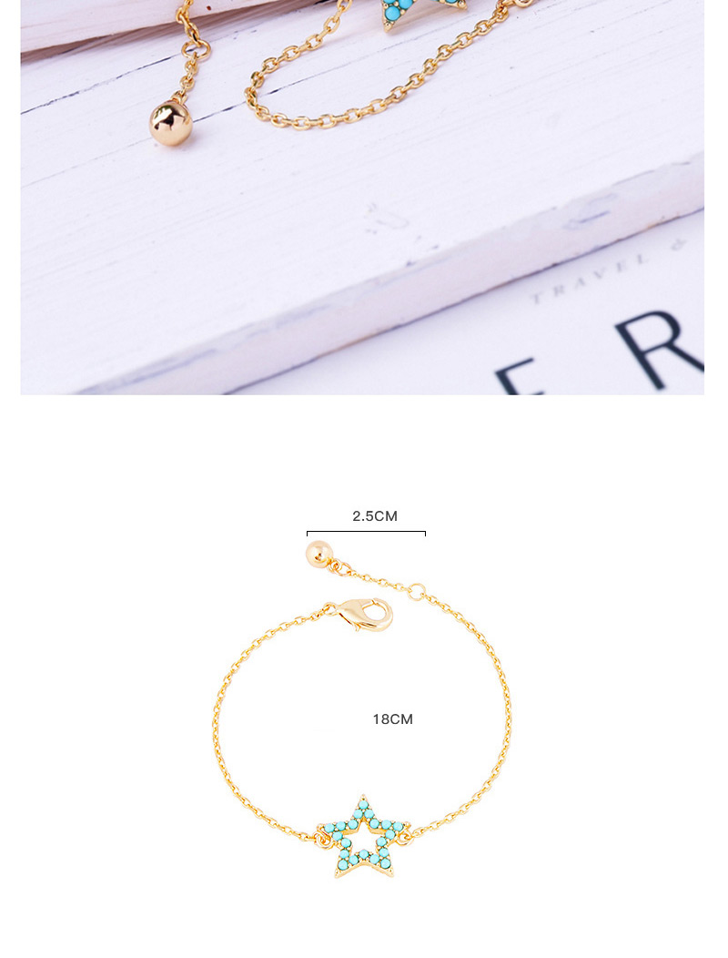 Elegant Gold Color Star Shape Decorated Bracelet,Fashion Bracelets