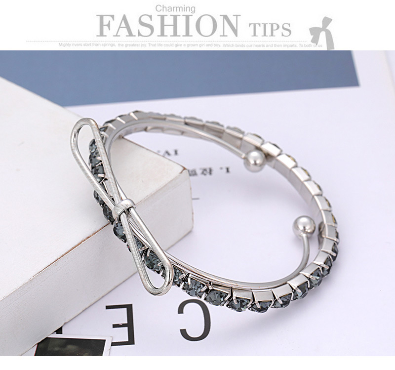 Elegant Silver Color Diamond&balls Decorated Bracelet(4pcs),Fashion Bangles