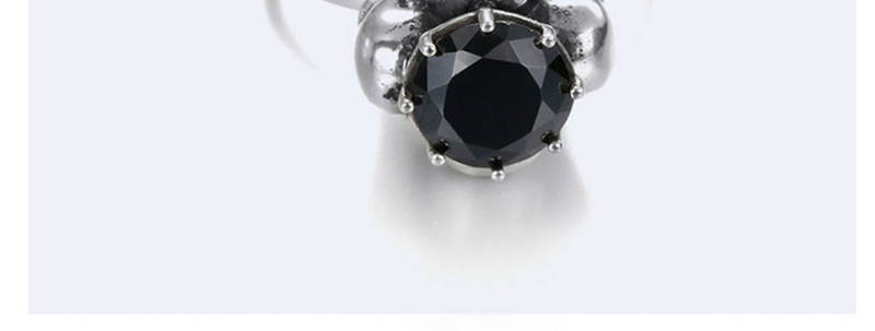 Fashion White Skull&diamond Decorated Pure Color Ring,Fashion Rings