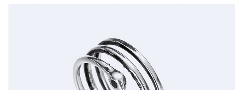 Fashion Silver Color Snake Shape Design Pure Color Ring,Fashion Rings