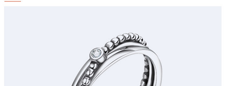 Fashion Silver Color Diamond Decorated Multi-layer Ring,Fashion Rings