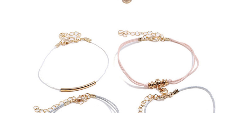 Fashion Multi-color Heart Shape&arrow Decorated Bracelet(5pcs),Fashion Bracelets