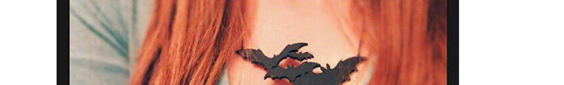 Fashion Black Bat Pendant Decorated Necklace,Pendants