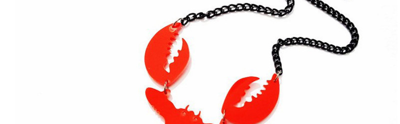Fashion Gold Color Crayfish Pendant Decorated Necklace,Pendants