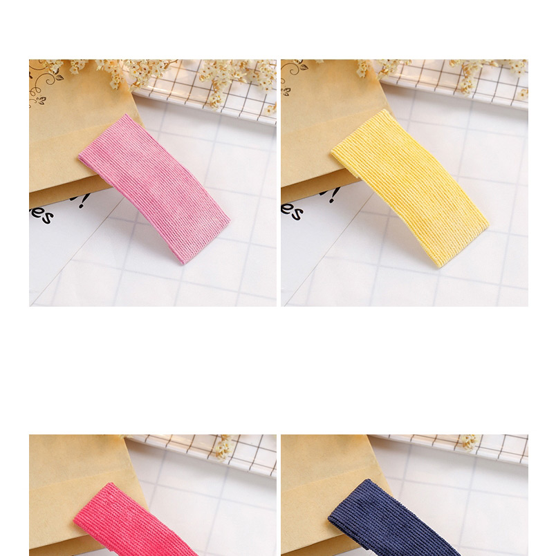 Lovely Navy Pure Color Design Square Shape Child Hair Clip,Kids Accessories