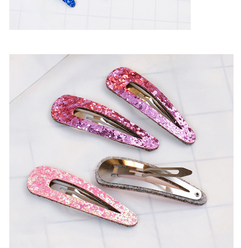 Lovely Pink Pure Color Design Child Hair Clip(1pair),Kids Accessories